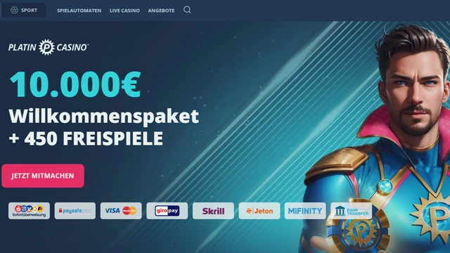 Wie bekommt man einen kostenlosen Bonus im Platin Casino?